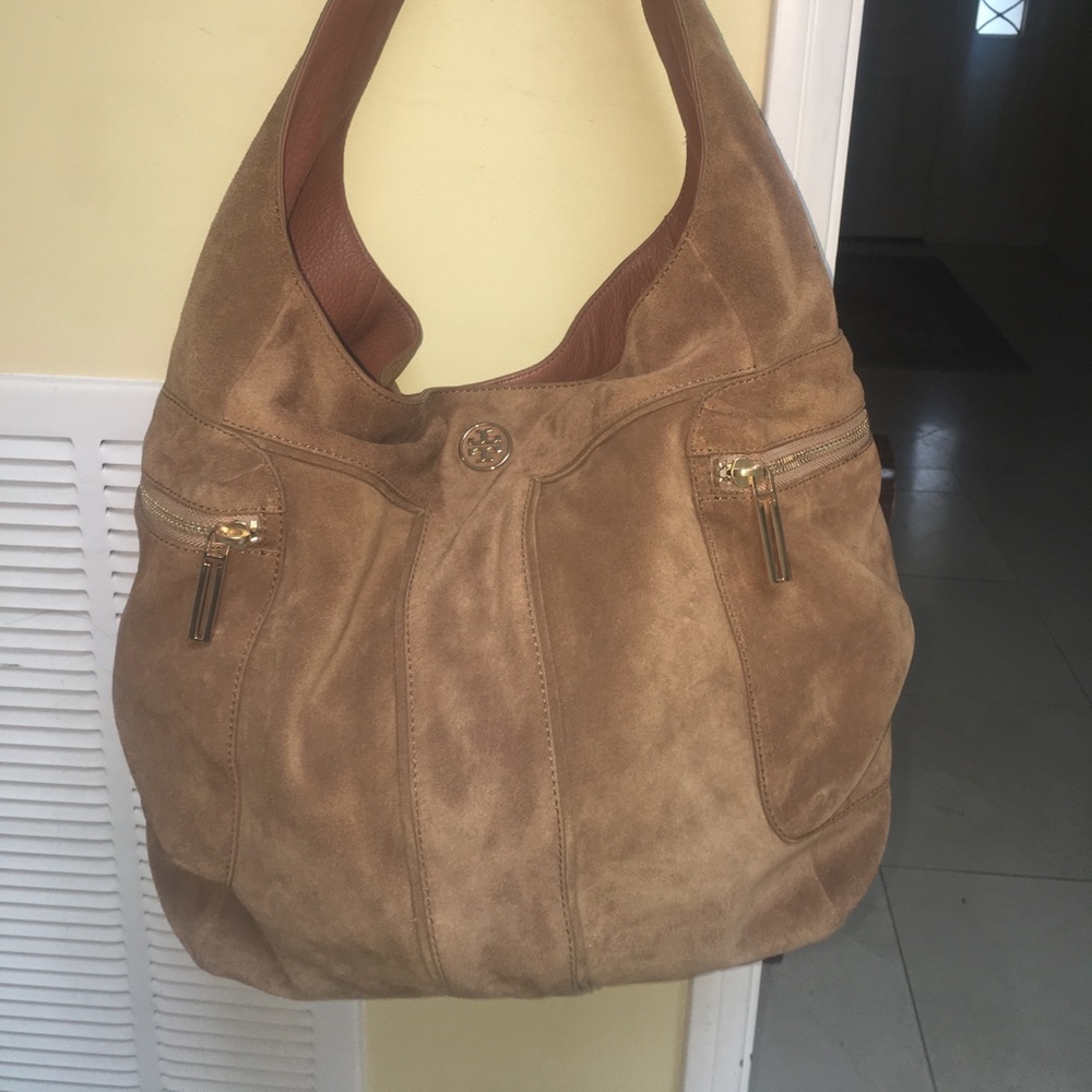 Camel Tory Burch hobo style bag-price reduced